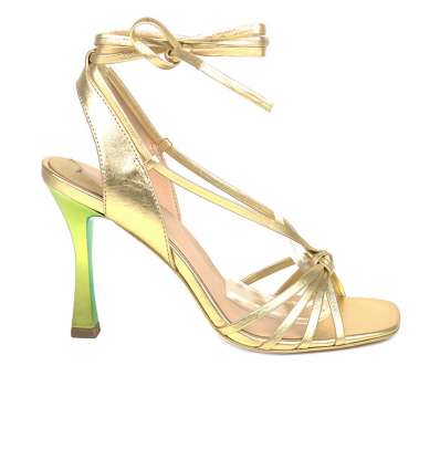 Sandalo elegante con tacco fino Albano da donna argento | Liviana Calzature